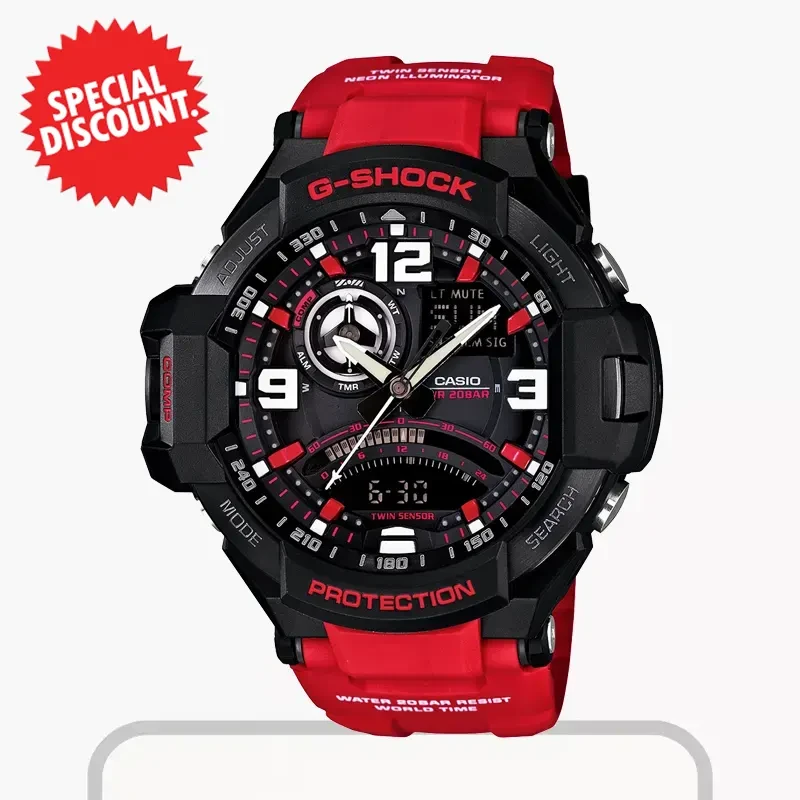 G-SHOCK Master of G GRAVITYMASTER Men’s Watch- GA-1000-4BDR